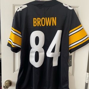 New Authenic #84 Antonio Brown Steelers Jersey